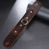 braunes rohleder armband herren manschette breitarmband uniqal sale